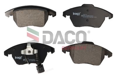 324770 DACO Germany Комплект тормозных колодок, дисковый тормоз