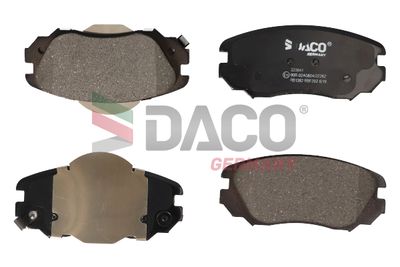 323641 DACO Germany Комплект тормозных колодок, дисковый тормоз