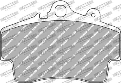 FCP1307R FERODO RACING Комплект тормозных колодок, дисковый тормоз