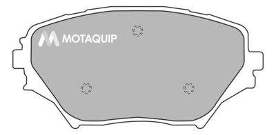 LVXL1109 MOTAQUIP Комплект тормозных колодок, дисковый тормоз