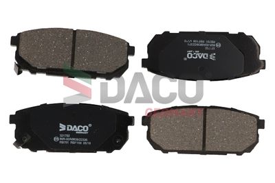 321702 DACO Germany Комплект тормозных колодок, дисковый тормоз
