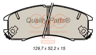 70411052 IAP QUALITY PARTS Комплект тормозных колодок, дисковый тормоз