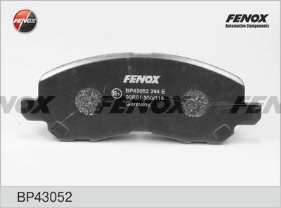 BP43052 FENOX Комплект тормозных колодок, дисковый тормоз