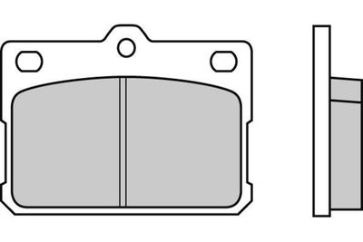 120198 E.T.F. Комплект тормозных колодок, дисковый тормоз