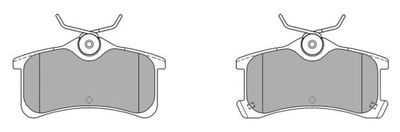 FBP1377 FREMAX Комплект тормозных колодок, дисковый тормоз