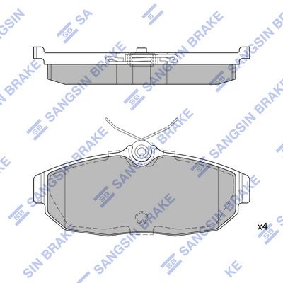 SP1803 Hi-Q Комплект тормозных колодок, дисковый тормоз