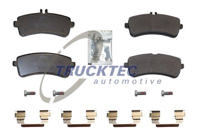 0235519 TRUCKTEC AUTOMOTIVE Комплект тормозных колодок, дисковый тормоз