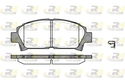 242702 ROADHOUSE Комплект тормозных колодок, дисковый тормоз