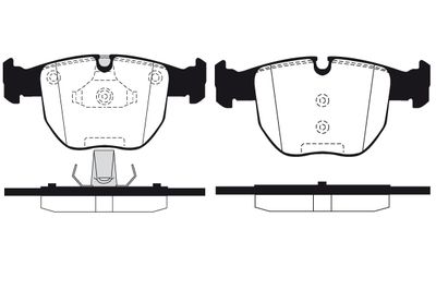 RA07881 RAICAM Комплект тормозных колодок, дисковый тормоз