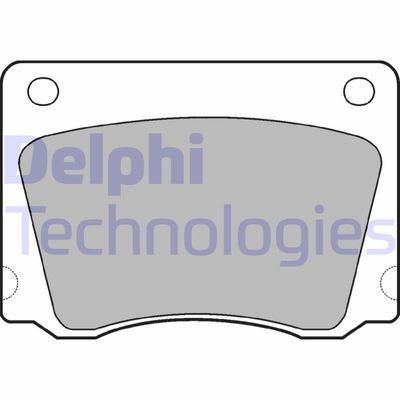 LP17 DELPHI Комплект тормозных колодок, дисковый тормоз
