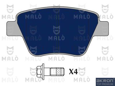 1051082 AKRON-MALÒ Комплект тормозных колодок, дисковый тормоз