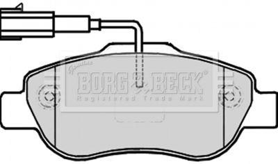 BBP2227 BORG & BECK Комплект тормозных колодок, дисковый тормоз