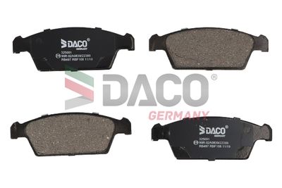 325001 DACO Germany Комплект тормозных колодок, дисковый тормоз