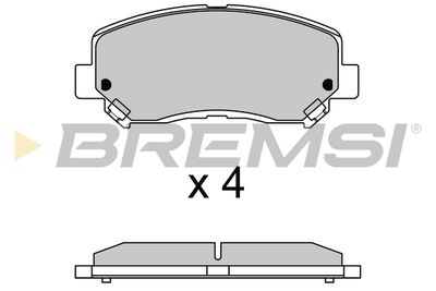 BP3635 BREMSI Комплект тормозных колодок, дисковый тормоз