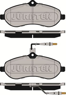 JCP149 JURATEK Комплект тормозных колодок, дисковый тормоз