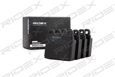 402B0750 RIDEX Комплект тормозных колодок, дисковый тормоз