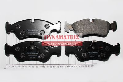 DBP584 DYNAMATRIX Комплект тормозных колодок, дисковый тормоз