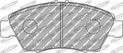 FCP776H FERODO RACING Комплект тормозных колодок, дисковый тормоз