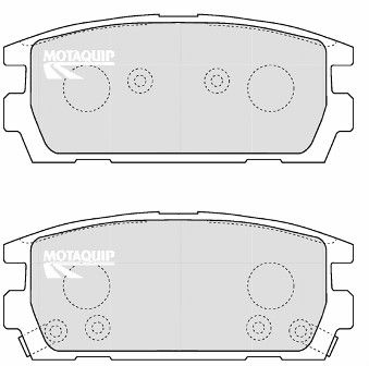LVXL1193 MOTAQUIP Комплект тормозных колодок, дисковый тормоз