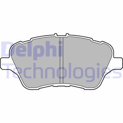LP2474 DELPHI Комплект тормозных колодок, дисковый тормоз