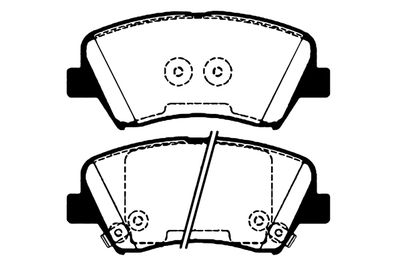 RA11220 RAICAM Комплект тормозных колодок, дисковый тормоз