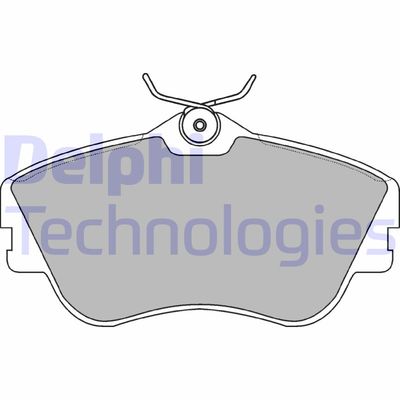 LP918 DELPHI Комплект тормозных колодок, дисковый тормоз