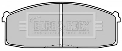 BBP1300 BORG & BECK Комплект тормозных колодок, дисковый тормоз