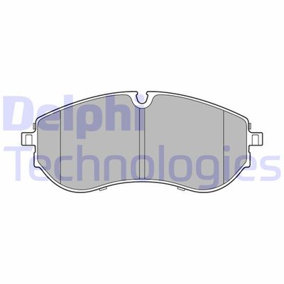 LP3610 DELPHI Комплект тормозных колодок, дисковый тормоз