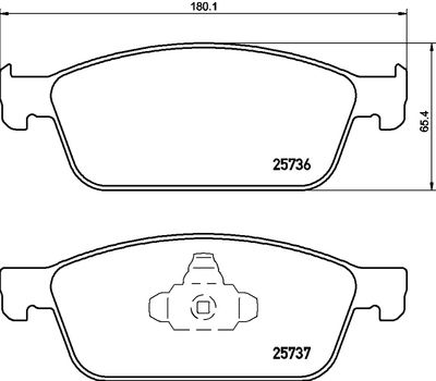 FK20075 KAISHIN Комплект тормозных колодок, дисковый тормоз