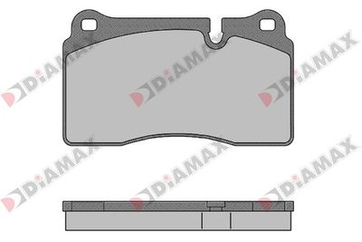 N09467 DIAMAX Комплект тормозных колодок, дисковый тормоз