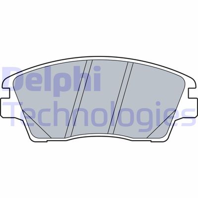 LP3519 DELPHI Комплект тормозных колодок, дисковый тормоз