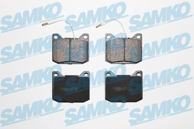 5SP118 SAMKO Комплект тормозных колодок, дисковый тормоз