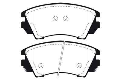 RA10070 RAICAM Комплект тормозных колодок, дисковый тормоз