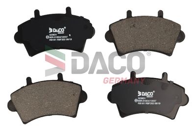 323631 DACO Germany Комплект тормозных колодок, дисковый тормоз