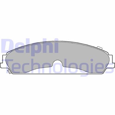 LP3216 DELPHI Комплект тормозных колодок, дисковый тормоз