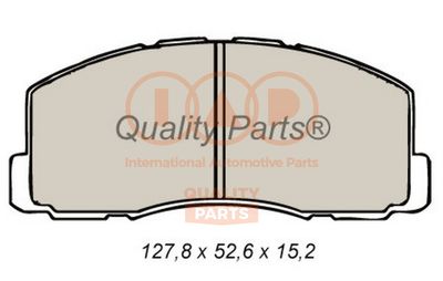 70412051 IAP QUALITY PARTS Комплект тормозных колодок, дисковый тормоз