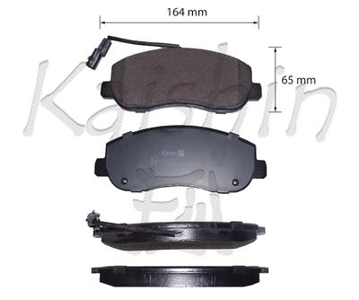 FK10214 KAISHIN Комплект тормозных колодок, дисковый тормоз