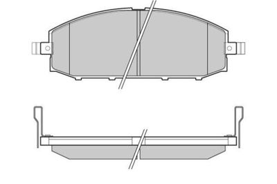 FBP1687 FREMAX Комплект тормозных колодок, дисковый тормоз