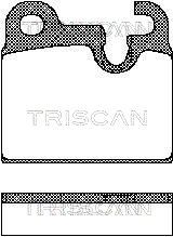 811011227 TRISCAN Комплект тормозных колодок, дисковый тормоз