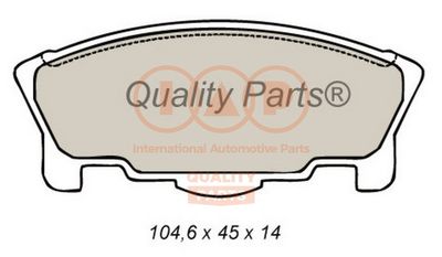 70403094 IAP QUALITY PARTS Комплект тормозных колодок, дисковый тормоз