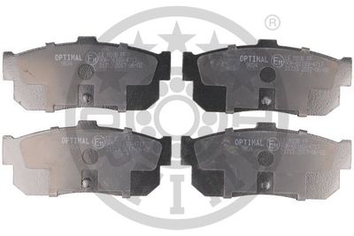 BP09834 OPTIMAL Комплект тормозных колодок, дисковый тормоз