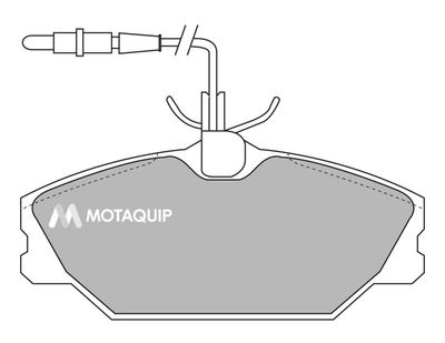 LVXL847 MOTAQUIP Комплект тормозных колодок, дисковый тормоз