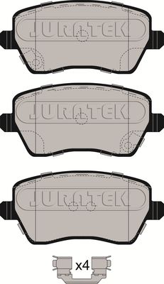 JCP058 JURATEK Комплект тормозных колодок, дисковый тормоз