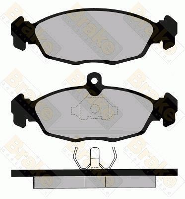 PA597 Brake ENGINEERING Комплект тормозных колодок, дисковый тормоз