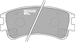 LVXL1064 MOTAQUIP Комплект тормозных колодок, дисковый тормоз