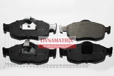 DBP884 DYNAMATRIX Комплект тормозных колодок, дисковый тормоз
