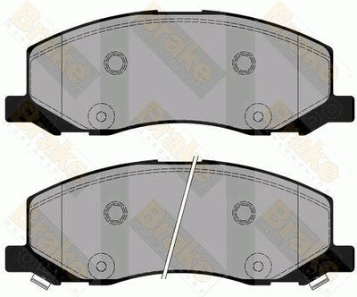 PA1779 Brake ENGINEERING Комплект тормозных колодок, дисковый тормоз