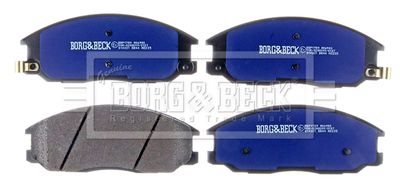 BBP1789 BORG & BECK Комплект тормозных колодок, дисковый тормоз