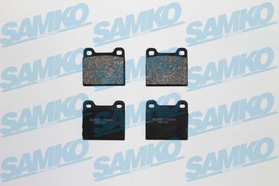 5SP109 SAMKO Комплект тормозных колодок, дисковый тормоз