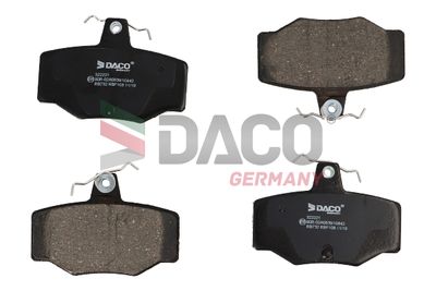 322221 DACO Germany Комплект тормозных колодок, дисковый тормоз